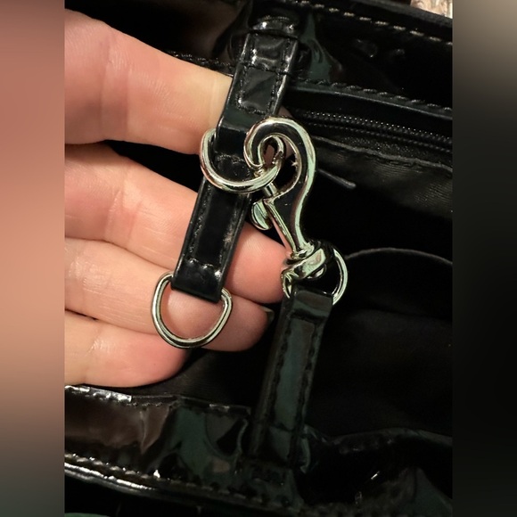 Coach Vintage Black Mini Tote Bag Y2K 90s Monogram Signature Purse Handbag Women - Picture 6 of 6